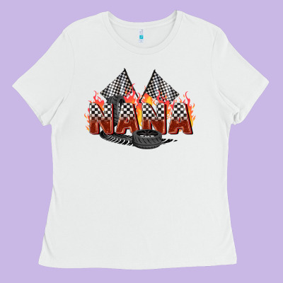 Race Nana Ladies Tee Designed By Zillion Design Studio