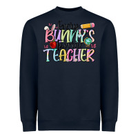 Navy every bunny's favorite teacher Heavyweight Sweatshirt - MaliasSmallBusiness