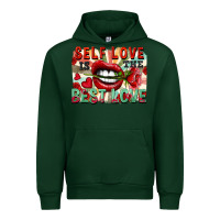 Forest Green Self love is the best love Urban Hoodie - FaDigitalArtStudio