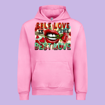 Self Love Is The Best Love Urban Hoodie Designed By Fadigitalartstudio