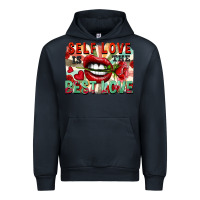 Navy Self love is the best love Urban Hoodie - FaDigitalArtStudio