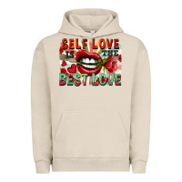 Pigment French Oak Self love is the best love Urban Hoodie - FaDigitalArtStudio