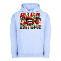 Pigment Grape Ice Self love is the best love Urban Hoodie - FaDigitalArtStudio