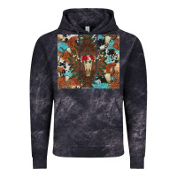Cloud Black western floral bullskull cowhide and leopard Vintage Hoodie - Artiststas