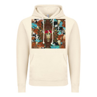 Vintage Artic western floral bullskull cowhide and leopard Vintage Hoodie - Artiststas