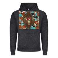 Vintage Black western floral bullskull cowhide and leopard Vintage Hoodie - Artiststas