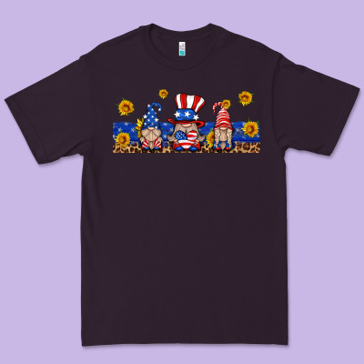 Usa Gnome Libbey Cup Premium Tee Designed By Hra Design Shop