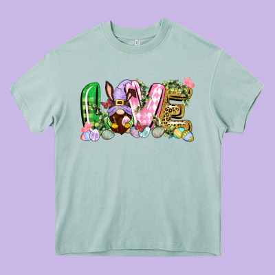 Love Easter Gnome Easter Day Heavy Core Tee Designed By Cowgirlartshop