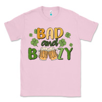 Bubblegum Pink bad and boozy Classic Tee - MaliasSmallBusiness
