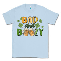 Dusty Blue bad and boozy Classic Tee - MaliasSmallBusiness