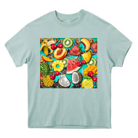 Arona summer fruits Heavy Core Tee - BarkalooDesign
