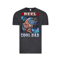 Vintage Black Reel Cool Dad Bass Vintage Tee - LillyAllenDesigns