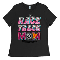 Black race track mom Ladies Tee - Zillion Design Studio