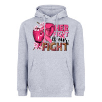Heather Grey her fight is our fight Heavyweight Hoodie - NancyCooperArtShop