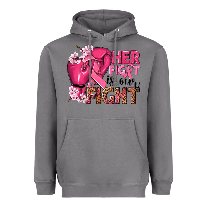 Her Fight Is Our Fight Heavyweight Hoodie by NancyCooperArtShop | Teevron