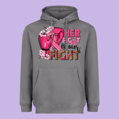 Her Fight Is Our Fight Heavyweight Hoodie Designed By Nancycooperartshop