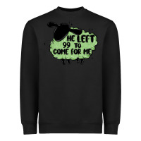 Black he left the 99 to come for me Heavyweight Sweatshirt - MaliasSmallBusiness