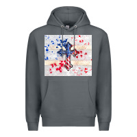 Rock 4th of july flag cross Premium Hoodie - TumblerDesignByShophia