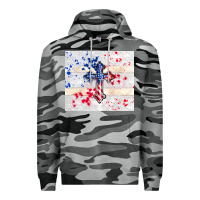 Slate Camo 4th of july flag cross Premium Hoodie - TumblerDesignByShophia