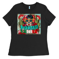Black proud latina tumbler 3 Ladies Tee - CTS Tumbler Store