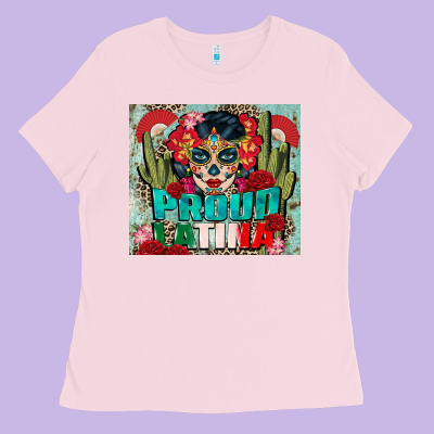Proud Latina Tumbler 3 Ladies Tee Designed By Cts Tumbler Store