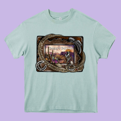 Desert Darlin Heavy Core Tee Designed By Sublimationcraftshop