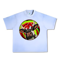 Grape Ice Christmas Cow Urban Heavy Tee - Jasminsmagicworld