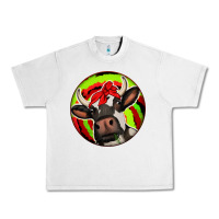 Lunar Rock Christmas Cow Urban Heavy Tee - Jasminsmagicworld