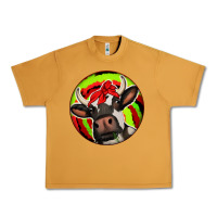 Peanut Butter Christmas Cow Urban Heavy Tee - Jasminsmagicworld