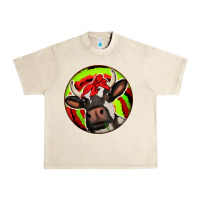 Sandshell Christmas Cow Urban Heavy Tee - Jasminsmagicworld