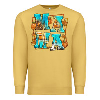 Antique Gold Fall Mama Premium Sweatshirt - texasbilliewilder