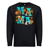 Black Fall Mama Premium Sweatshirt - texasbilliewilder
