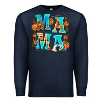 Navy Fall Mama Premium Sweatshirt - texasbilliewilder