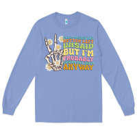 Colony Blue some things are better left unsaid Long Sleeve Tee - MaliasSmallBusiness