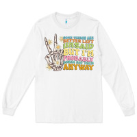 White some things are better left unsaid Long Sleeve Tee - MaliasSmallBusiness