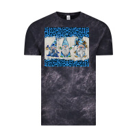 Cloud Black snowy christmas gnomes Vintage Tee - BarkalooDesign