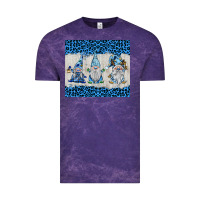 Cloud Purple snowy christmas gnomes Vintage Tee - BarkalooDesign