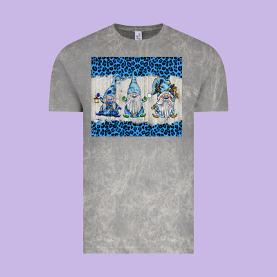 Snowy Christmas Gnomes Vintage Tee Designed By Barkaloodesign