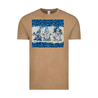 Vintage Coffee snowy christmas gnomes Vintage Tee - BarkalooDesign