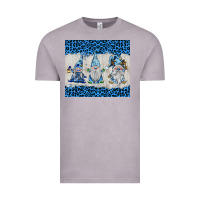Vintage Zinc snowy christmas gnomes Vintage Tee - BarkalooDesign