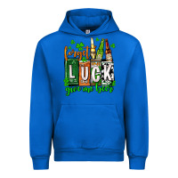 Cobalt St. Patrick's Forget luck give me beer Urban Hoodie - OliviaCreatesArt