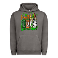 Pigment Tornado St. Patrick's Forget luck give me beer Urban Hoodie - OliviaCreatesArt