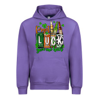 Tulip St. Patrick's Forget luck give me beer Urban Hoodie - OliviaCreatesArt