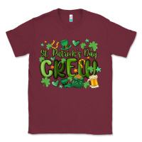 Burgundy st.patrick's day crew Classic Tee - MaliasSmallBusiness