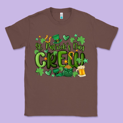 St.patrick's Day Crew Classic Tee Designed By Maliassmallbusiness
