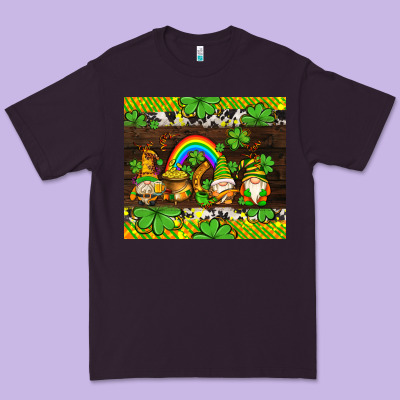 Western St Patricks Gnomes Premium Tee Designed By Adodesignshop