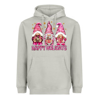 Moon Dust Happy holidays with gnomes Heavyweight Hoodie - NancyCooperArtShop