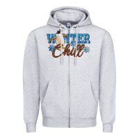 Heather Grey Winter Chill Penguin Zipper Hoodie - LillyAllenDesigns
