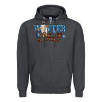 Smoke Winter Chill Penguin Zipper Hoodie - LillyAllenDesigns
