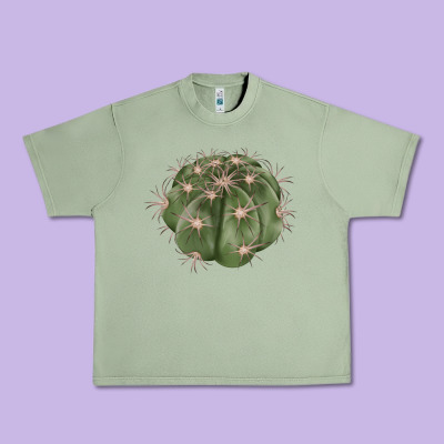 Eagle Claws Cactus Urban Heavy Tee Designed By Lillyallendesigns